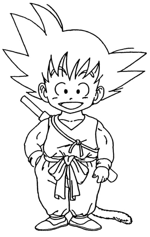 Coloriage 5 Dragon ball