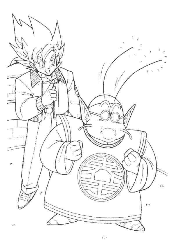 Coloriage 56 Dragon ball