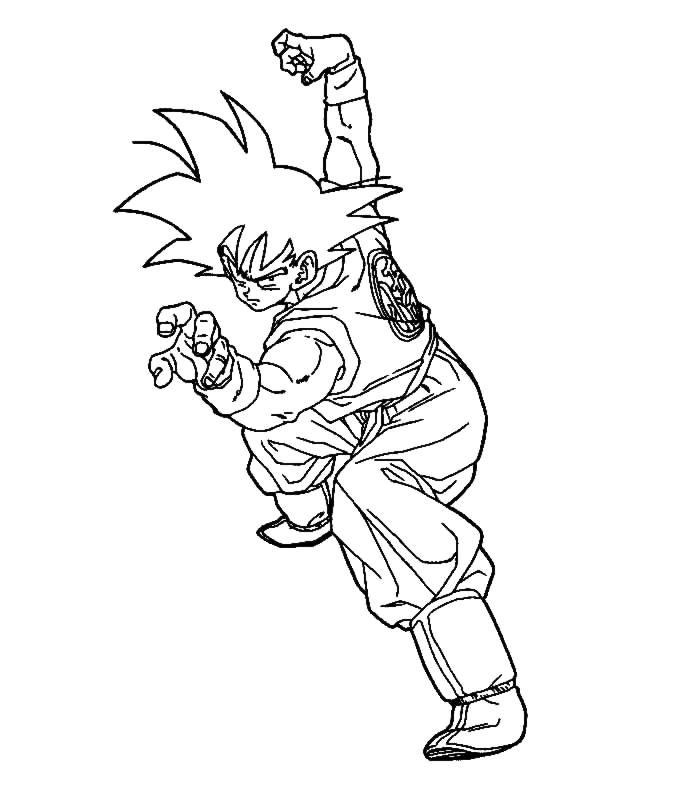 Coloriage 69 Dragon ball