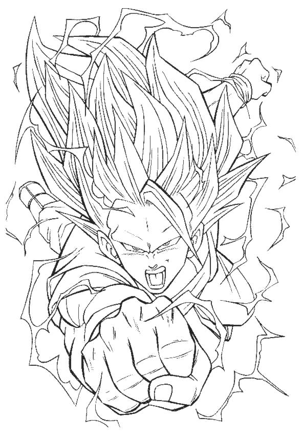 Coloriage 71 Dragon ball