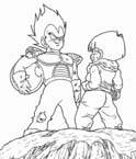 Coloriage Dragon ball 73