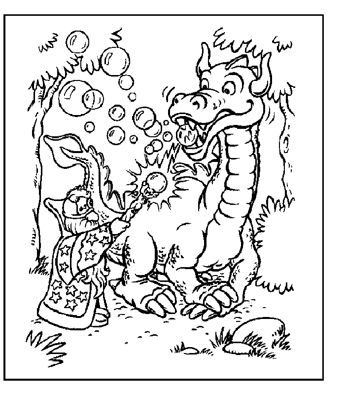 Coloriage 2 Dragons