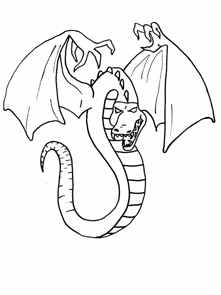 Coloriage 21 Dragons