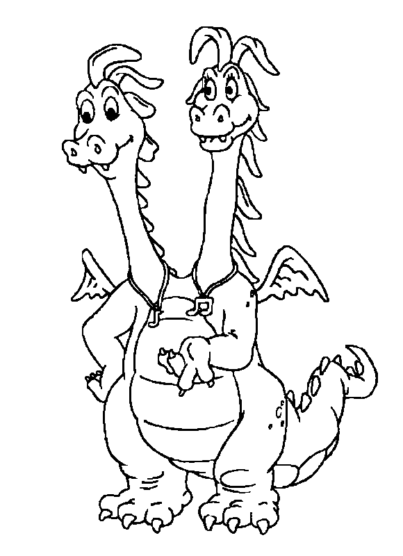 Coloriage 48 Dragons