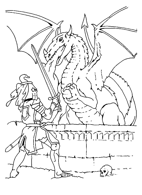 Coloriage 71 Dragons