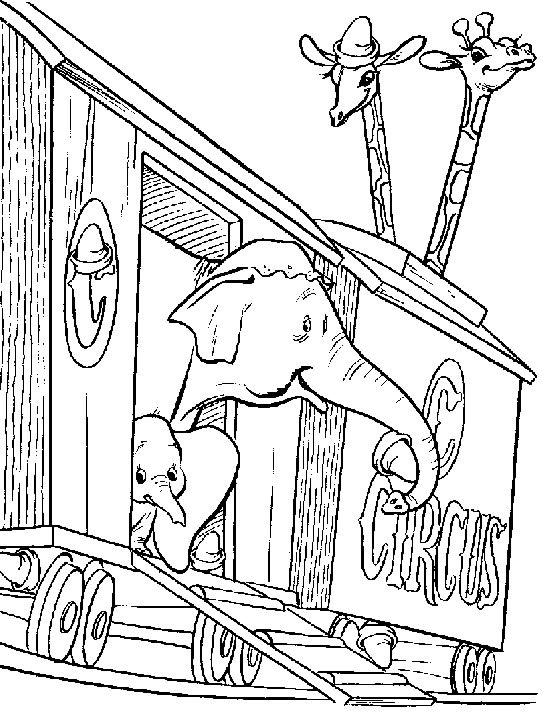 Coloriage 1 Dumbo