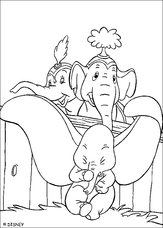 Coloriage 13 Dumbo