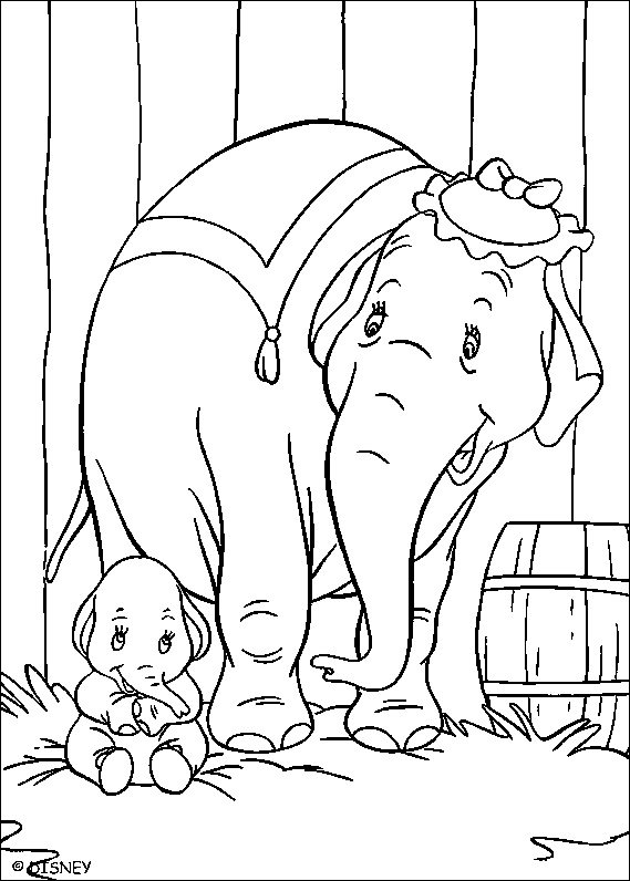 Coloriage 14 Dumbo