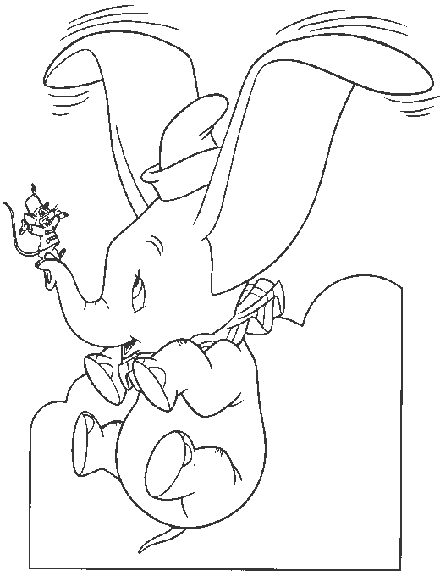 Coloriage 15 Dumbo