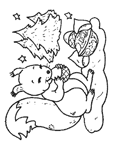 Coloriage Ecureuil 38