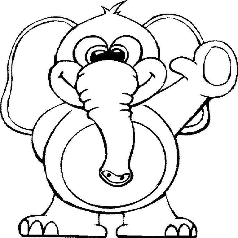 Coloriage 10 Elephants