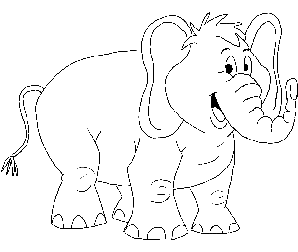 Coloriage 45 Elephants