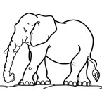 Coloriage Elephants 33