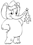 Coloriage Elephants 42