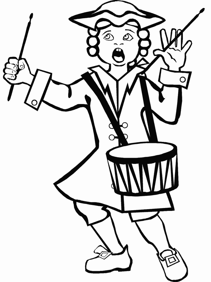 Coloriage 1 Etats-unis