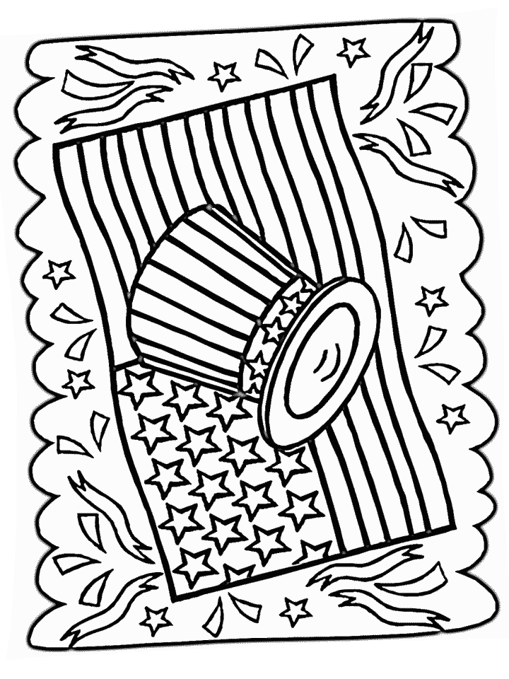 Coloriage 10 Etats-unis