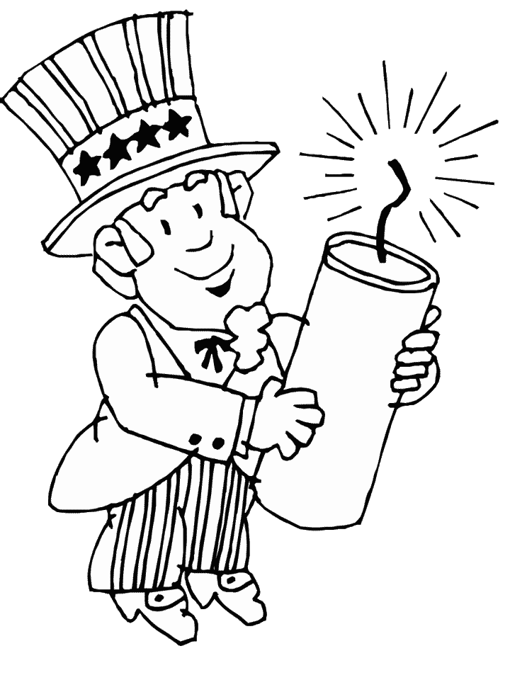 Coloriage 5 Etats-unis