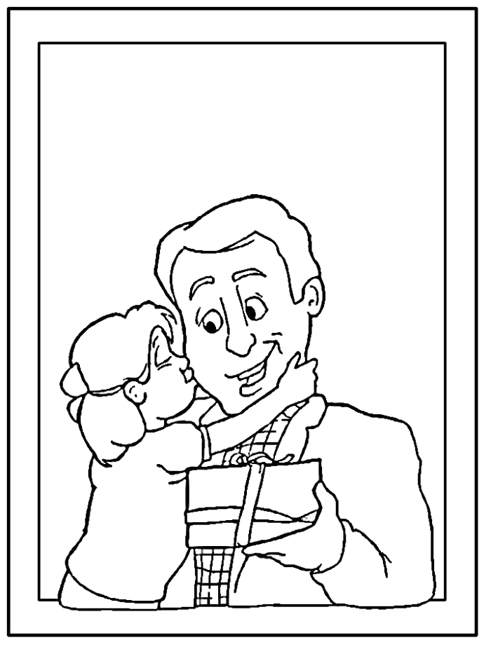 Coloriage 40 Fete des pere