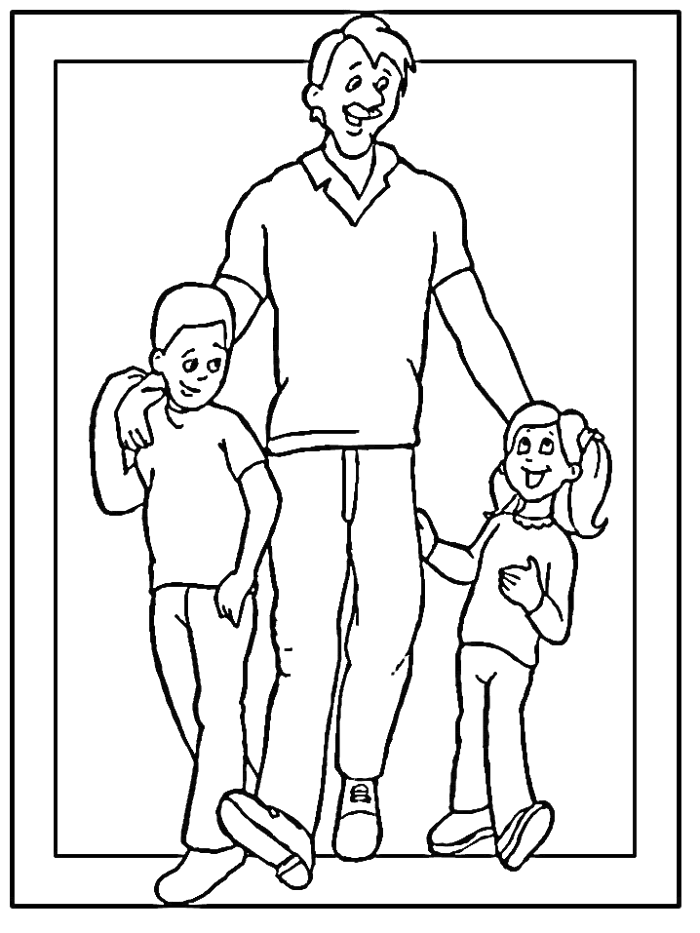 Coloriage 43 Fete des pere