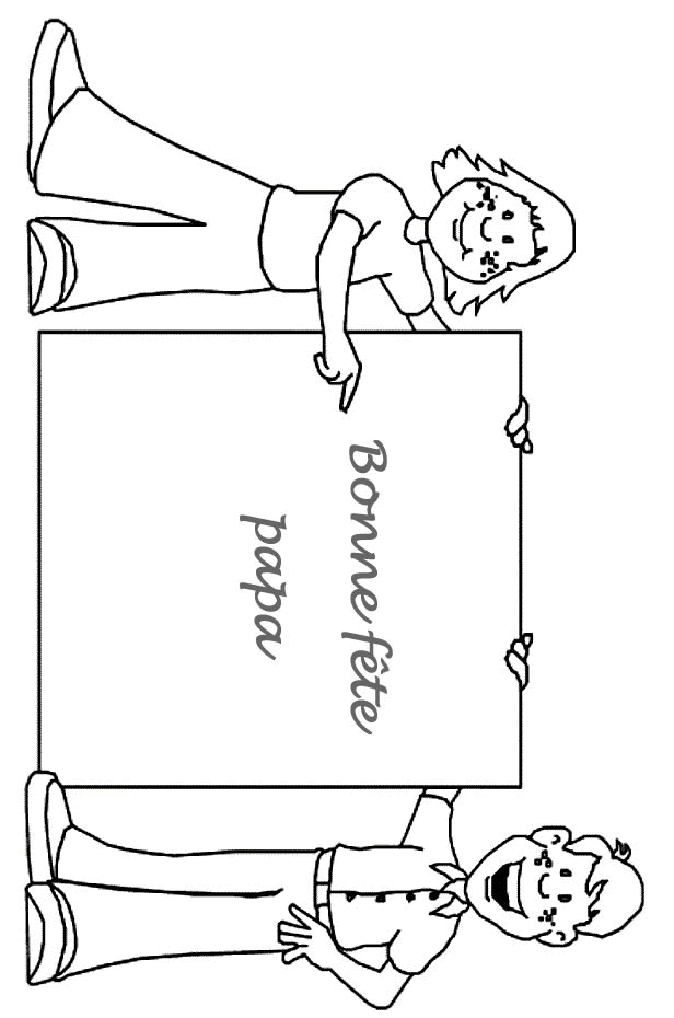 Coloriage 51 Fete des pere