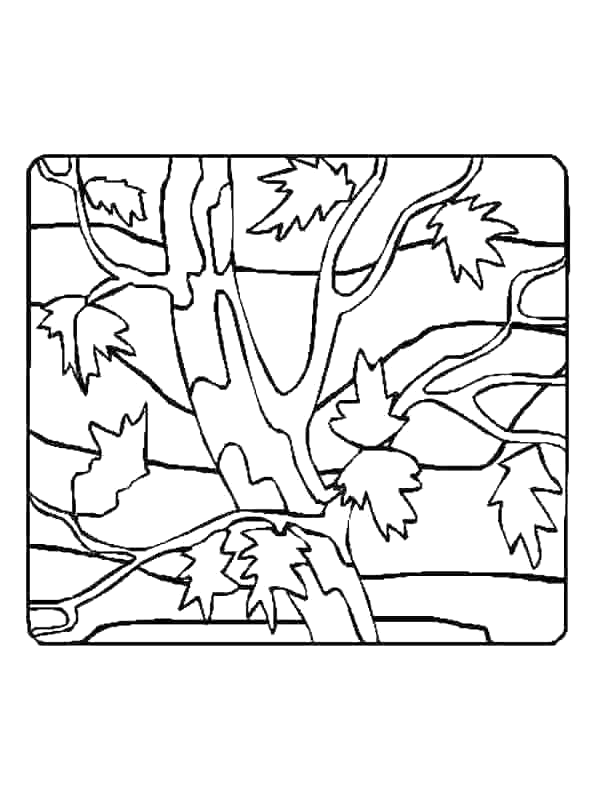 Coloriage 36 Feuilles