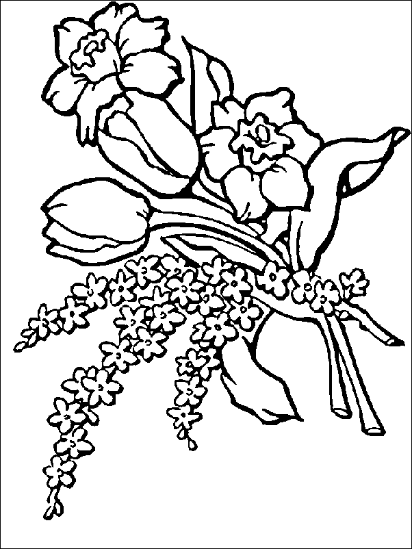 Coloriage 18 Fleurs