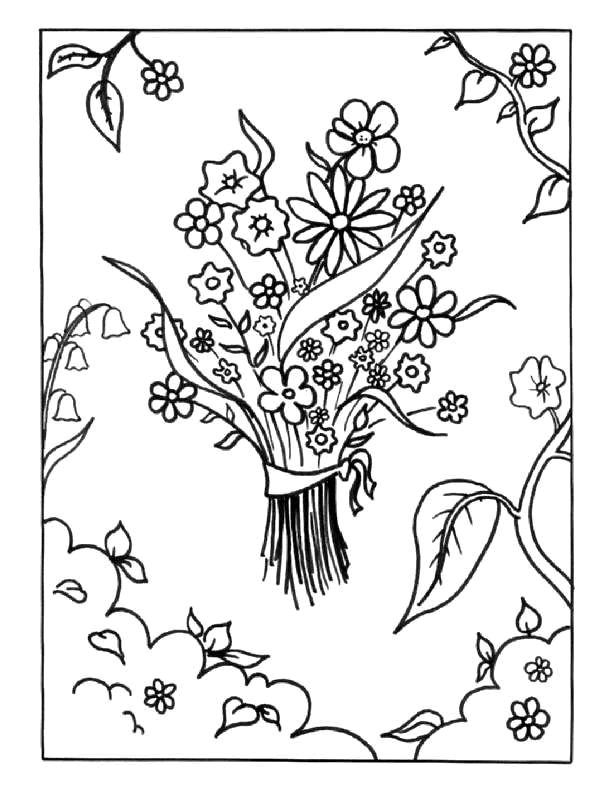 Coloriage 40 Fleurs