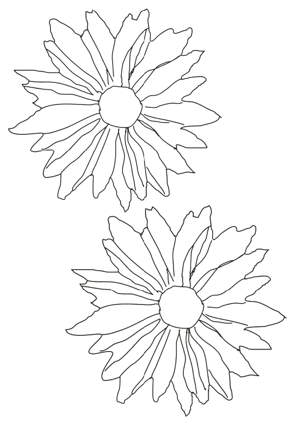 Coloriage 44 Fleurs