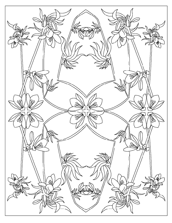 Coloriage 49 Fleurs