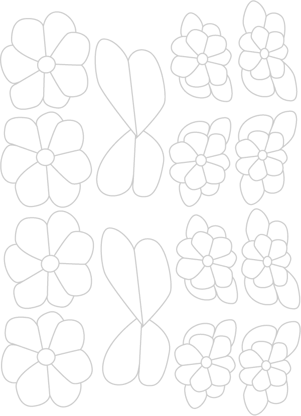 Coloriage 54 Fleurs