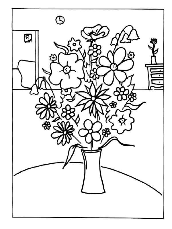 Coloriage 60 Fleurs