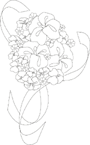 Coloriage Fleurs 32