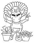 Coloriage Fleurs 62