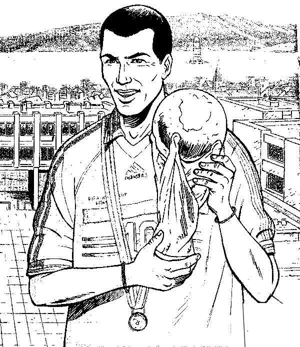 Coloriage 10 Football