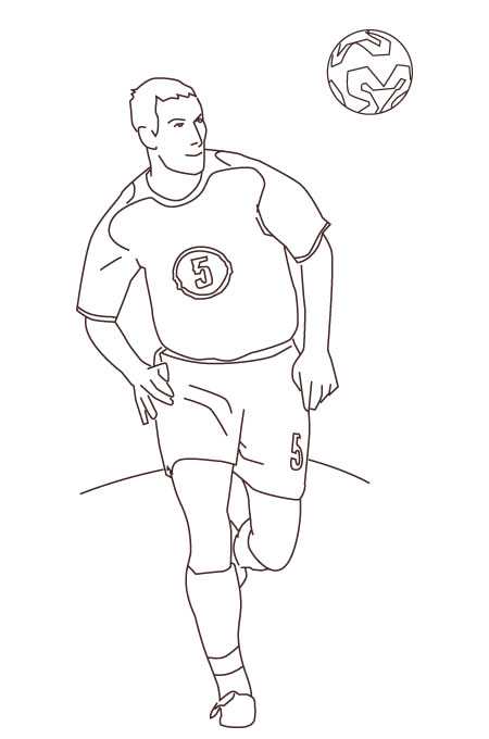 Coloriage 25 Football