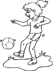 Coloriage Football 15