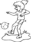 Coloriage Football 21