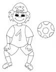 Coloriage Football 7