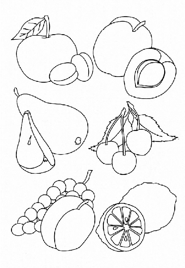 Coloriage 10 Fruits et legumes