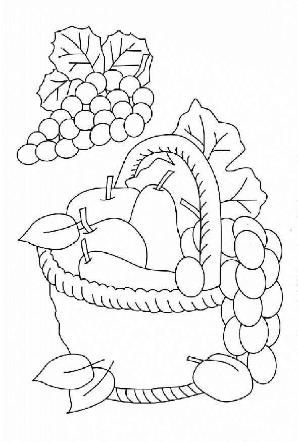 Coloriage 13 Fruits et legumes