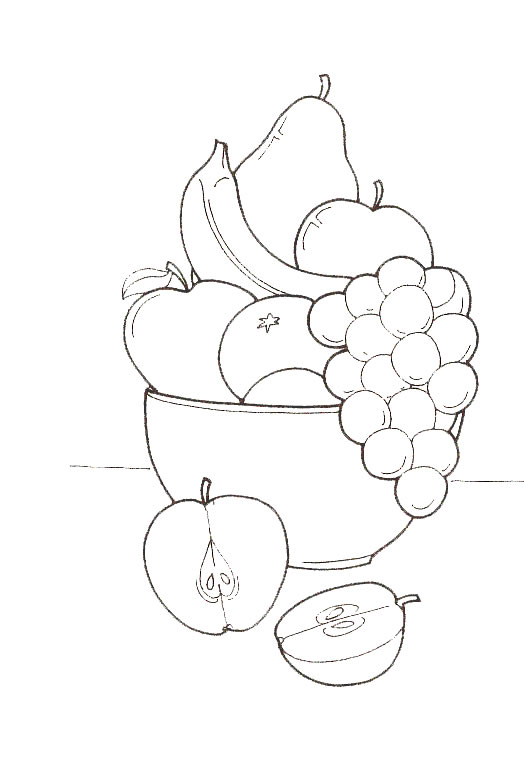 Coloriage 21 Fruits et legumes