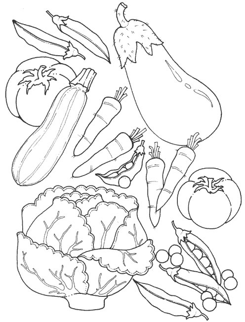 Coloriage 32 Fruits et legumes