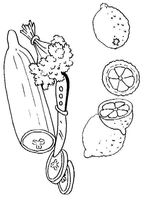 Coloriage 40 Fruits et legumes