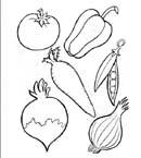 Coloriage Fruits et legumes 35