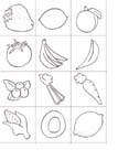 Coloriage Fruits et legumes 36