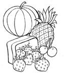 Coloriage Fruits et legumes 6