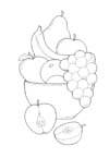 Coloriage Fruits et legumes 8