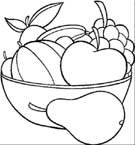 Coloriage Fruits et legumes 9