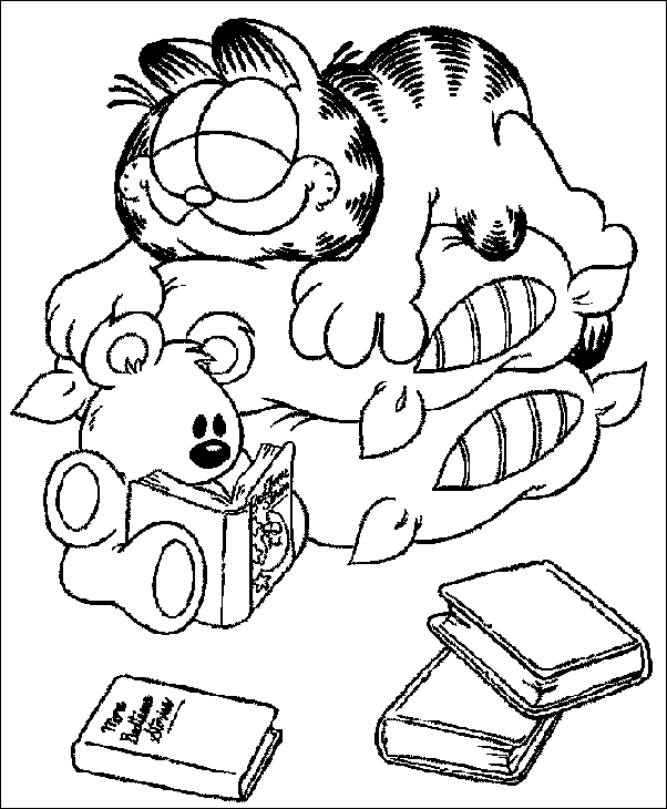 Coloriage 20 Garfield