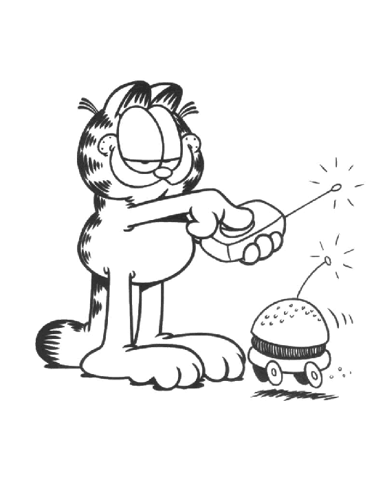 Coloriage 27 Garfield